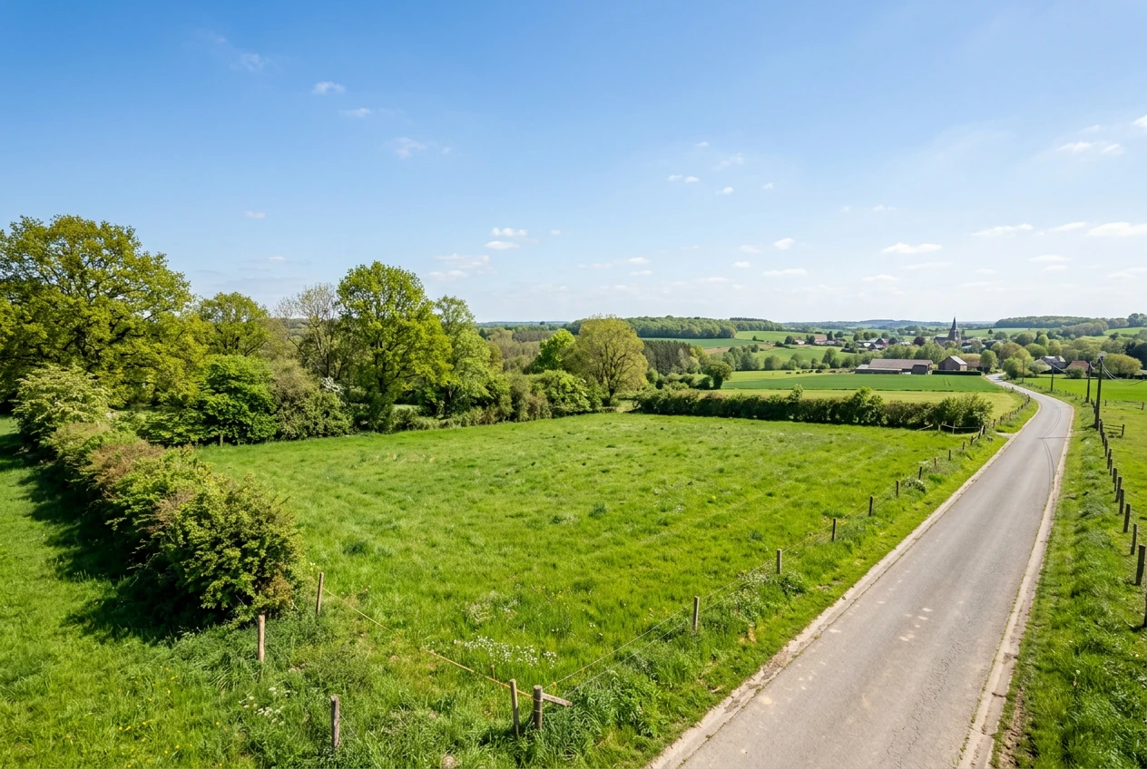 Terrain à bâtir dans la région de Folx-les-Caves, Brabant Wallon